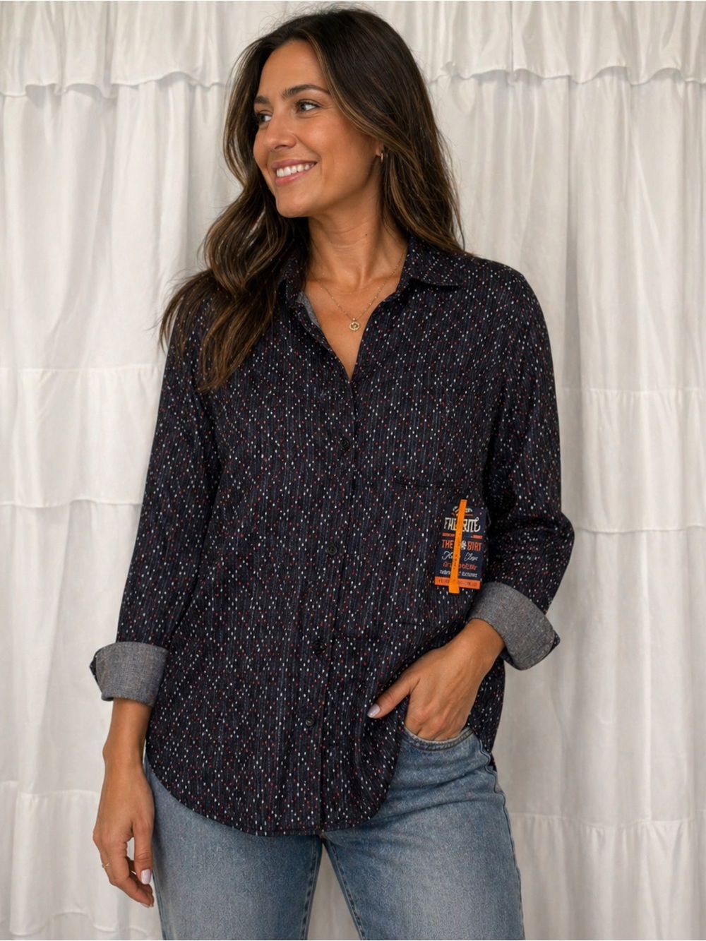 JAG Button Down Shirt NWT! Sz XS